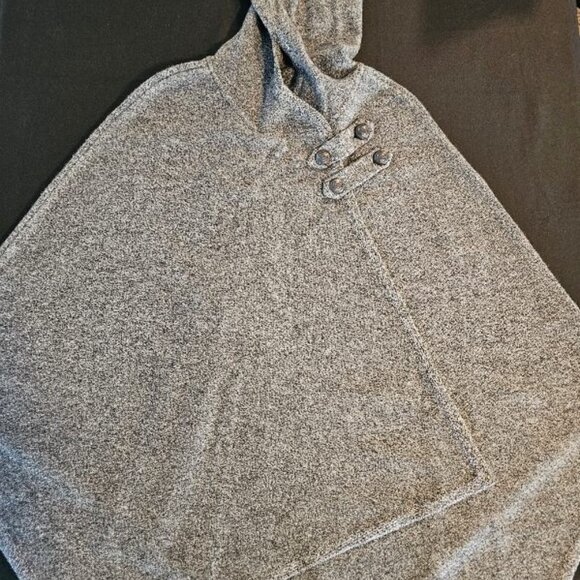 Pendleton Women's Cape, Grey, Lamb's Wool, M/L - Picture 2 of 6